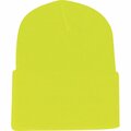 Outdoor Cap Neon Yellow Cuffed Sock Cap KN-400-NEON YELLOW